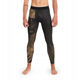 Legginsy męskie Venum Gorilla Jungle Spats sand/black S