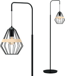 Lampa stojąca podłogowa INDUSTRIALNA CLIFF BLACK 1xE27 MLP5528