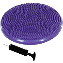 FIOLETOWY DYSK SENSORYCZNY PODUSZKA 33 CM JEŻYK