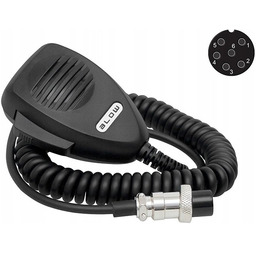 MIKROFON RADIA CB BLOW GRUSZKA WTYK 6 PIN