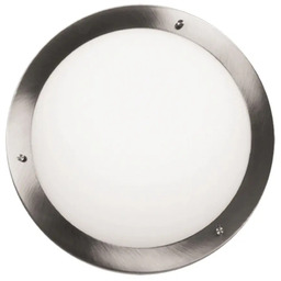 Candellux Klasyczny plafon okrągły AQUILA srebrny 13-84197 1xE27