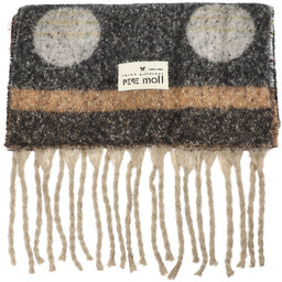 Pepe Moll Czarny Damski Elegancki Szal