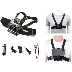 SZELKI UCHWYT KLATKĘ CHEST MOUNT NA TELEFON GOPRO