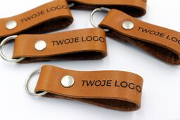 Personalizowane breloki skórzane z logo dla Twojej firmy
