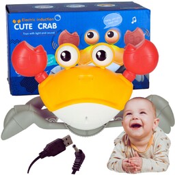 Uciekający Pełzający Krab Chodzący Zabawka Interaktywna Dla Dziecka