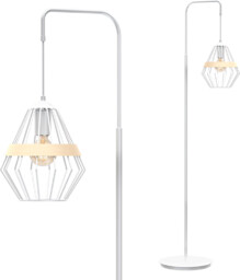 Lampa stojąca podłogowa INDUSTRIALNA CLIFF WHITE 1xE27 MLP5522