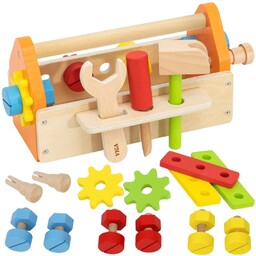 Viga Toys Viga Skrzynka Na Narzędzia Zestaw Drewniany
