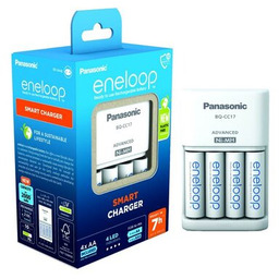 PANASONIC Ładowarka Eneloop BQ-CC17 + 4 akumulatorki AA