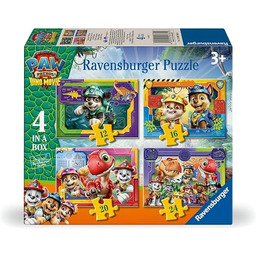 Ravensburger - Puzzle 4 w pudełku: Psi Patrol