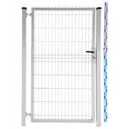 Furtka panelowa 170cm Ogrodzeniowa ocynk ocynkowana 2 słupki