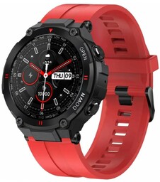 GRAVITY Smartwatch GT7-5 na czerwonym pasku
