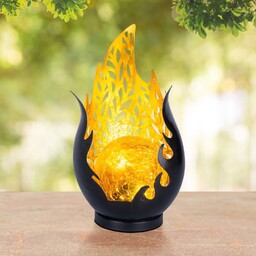 Globo Lampa stołowa LED solar 36534, czarny, złoty,