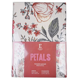 Pościel Petals 160 x 200 cm różowa