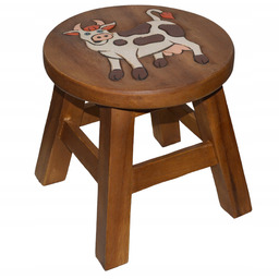 Drewniay Taboret stołek dla dziecka drewno akacjowe tekowe
