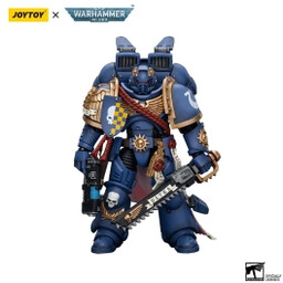 Joy Toy Warhammer 40k Ultramarines Captain With Jump