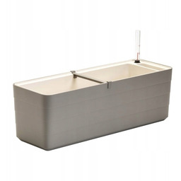 Skrzynka balkonowa Berberis 60 cm szara