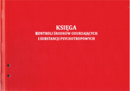 Księga kontroli środków odurzających i substancji psychotropowych [Mz/F-5a]