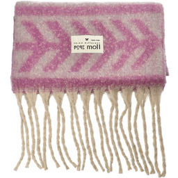 Pepe Moll Różowy Ciepły Szal Dla Kobiet