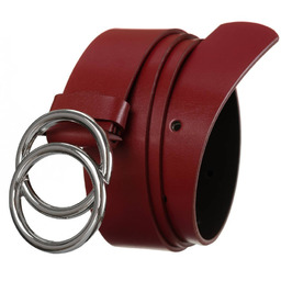 Gładki pasek damski czerwony Rovicky ZPD-S3D