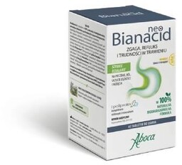 ABOCA Neobianacid smak cytrynowy, 45 tabl. do ssania