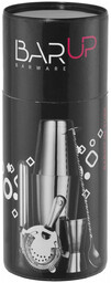 BAR UP Zestaw barmański w tubie, stal nierdzewna