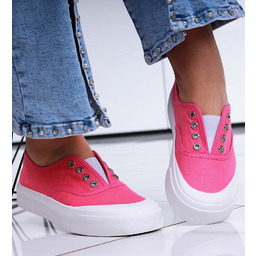 Trampki damskie różowe