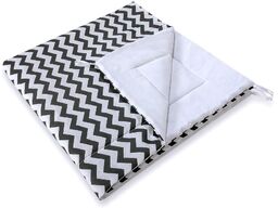 Dwustronna mata do tipi- Chevron czarny