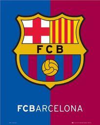 FC Barcelona Godło Klubu - plakat
