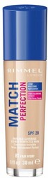 RIMMEL_Match Perfection SPF20 podkład dopasowujący się do cery