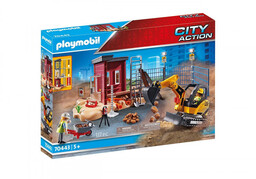 Playmobil, zestaw figurek Mała koparka z elementem konstrukcyjnym