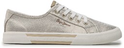 Tenisówki Pepe Jeans Brady Party W PLS31439 Złoty