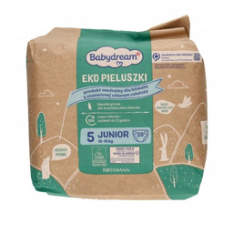 Babydream EKO Naturalne Ekologiczne Pieluchy JUNIOR 5 10-16kg