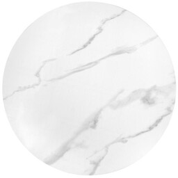 Stolik kawowy okrągły biały marmur / złoty mat