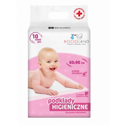 BOCIOLAND Podkład do przewijania 90cm x 60cm, 10