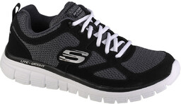 Skechers Burns 52635-BKW, Męskie, buty sneakers, Szary