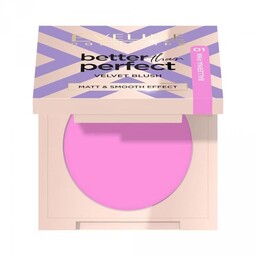 EVELINE Róż prasowany Better Than Perfect Velvet Blush