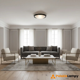 Plafon klasyczny PEMBROKE PB/F/B BLACK Elstead