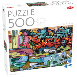 Puzzle 500 Sztuka Uliczna Graffiti, Tactic