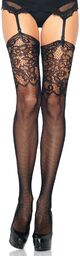 Leg Avenue Fishnet Stockings with Lace Top 1927