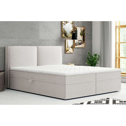 Łóżko kontynentalne z pojemnikiem BOLONIA, materac 140x200 Kolor