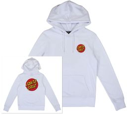 bluza damska SANTA CRUZ CLASSIC DOT HOODIE White