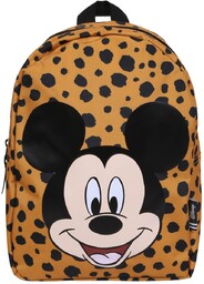 Musztardowy plecak w czarne cętki Myszka Mickey Disney
