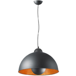 Lampa wisząca loft metalowa czarno-złota 53cm AZ2376