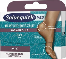 Salvequick Med Blister Rescue Plastry na pęcherze 360