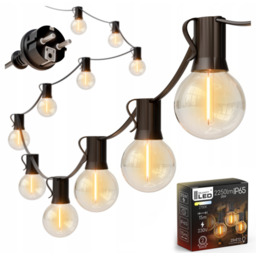 Girlanda ogrodowa LED 15 m 25 żarówek E12,