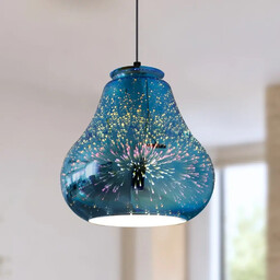 Candellux Lampa wisząca GALACTIC niebieska 31-56108 1xE27 modernistyczna