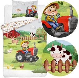 Pościel 100 x 135 Bambusowa Dziecięca Idylla 4781B