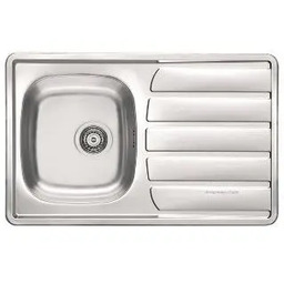 Alveus Zoom 20 1098938K Stalowy Satyna Zlewozmywak prostokątny