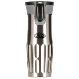 NILS CAMP Kubek termiczny NCC06 Ciemnoszary 420 ml