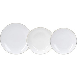 Tognana Metropolis serwis talerzy dla 6 osób, 18-częściowy,